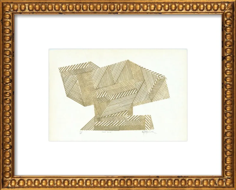 Striped Shape nr. 40 by Paulina Vårregn for Artfully Walls