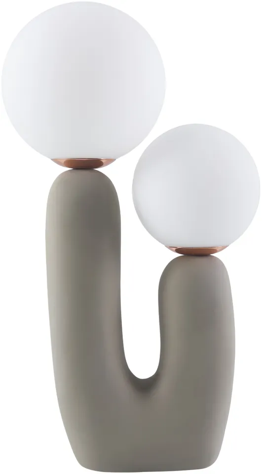 Sedeum  Hand Painted 17"H x 6"W x 7"D Accent Table Lamp