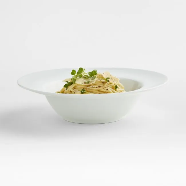 Aspen Rimmed Porcelain Pasta Bowl