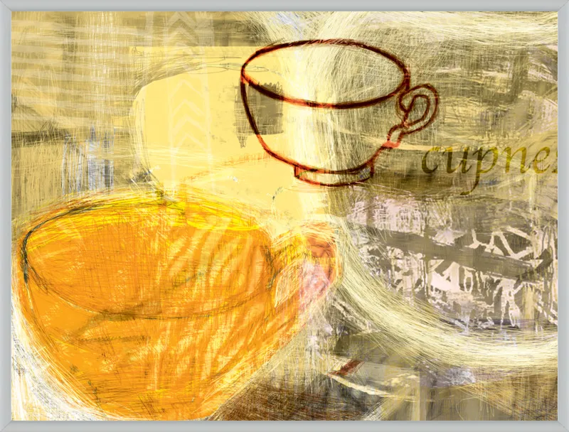 Still Life with Cups by Carmel Kushnir for Artfully Walls