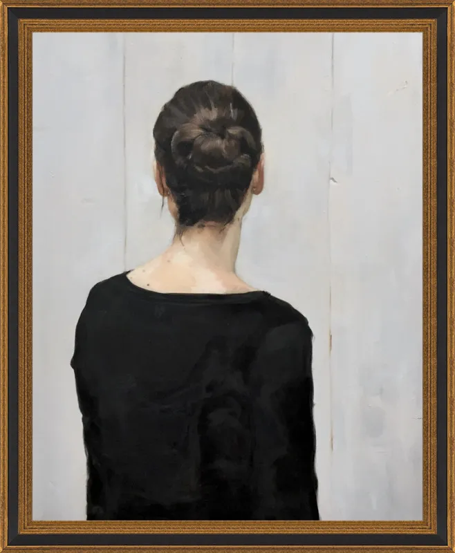 Portrait of a young woman by Philine van der Vegte for Artfully Walls