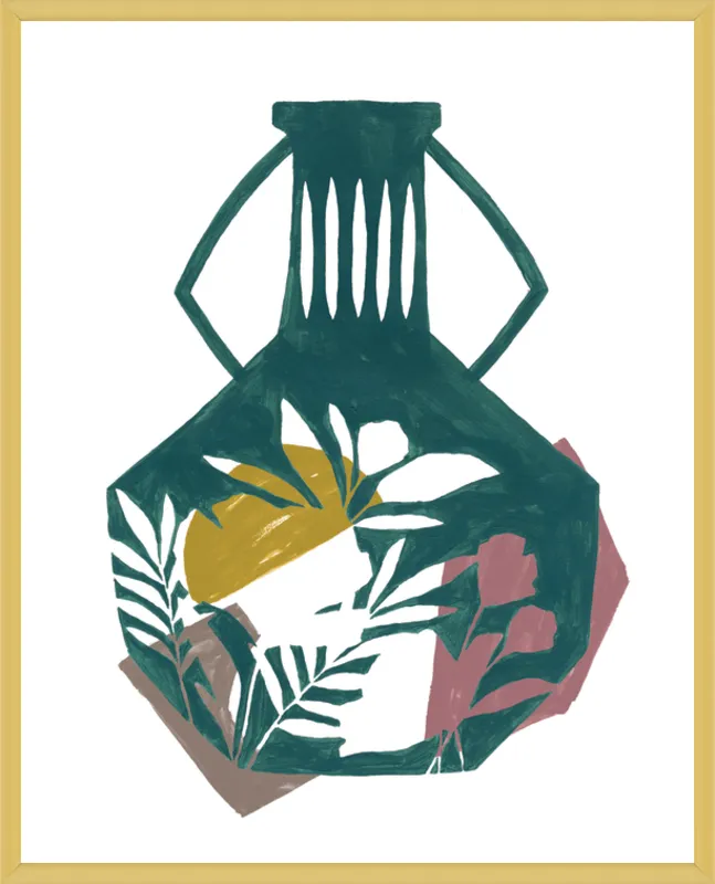 Vase Shapes by Cece Merkle for Artfully Walls