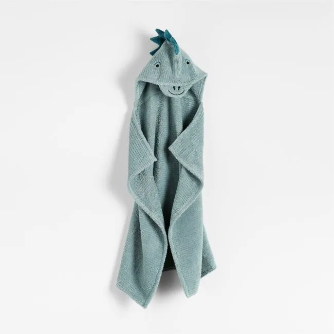 Dinosaur 100% Organic Cotton Hooded Baby Towel