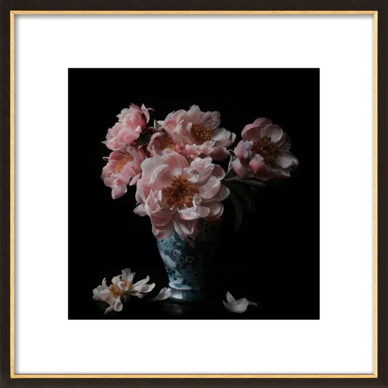 Pink Peonies  by Lucy Snowe for Artfully Walls