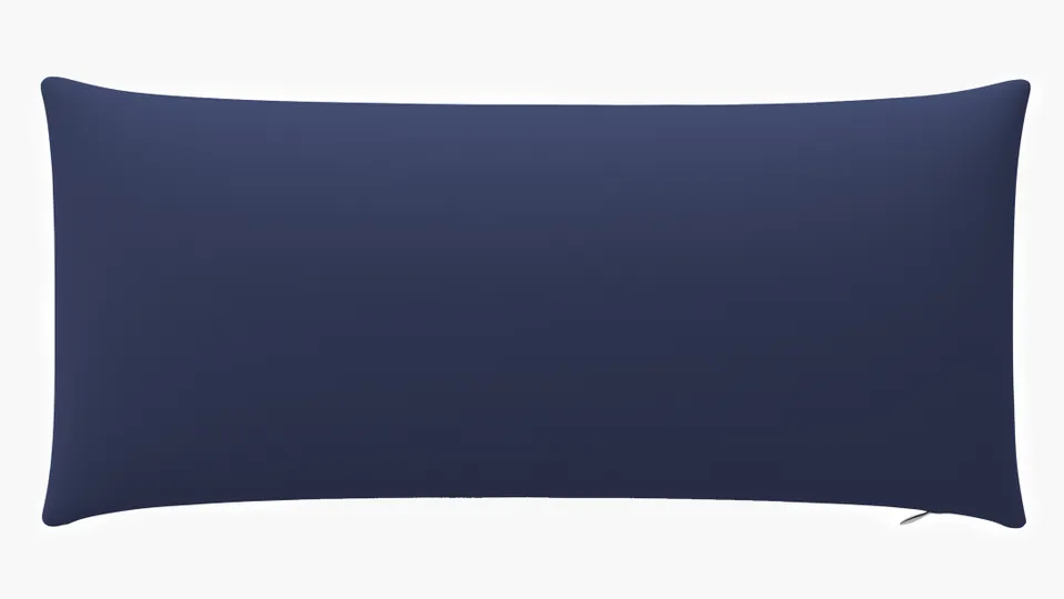 Outdoor 14" x 30" Lumbar Pillow, Navy, 14" x 30"