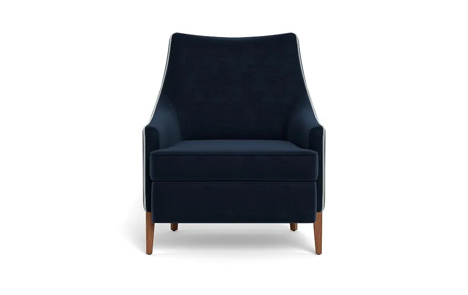 Kingsley Accent Chair with Contrast Piping