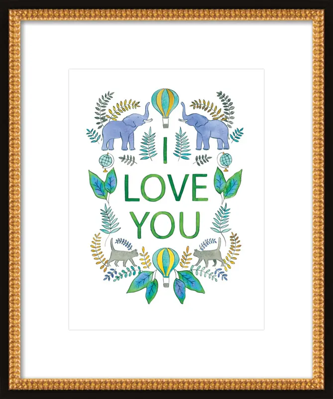 I Love You by Rachel Rogers for Artfully Walls