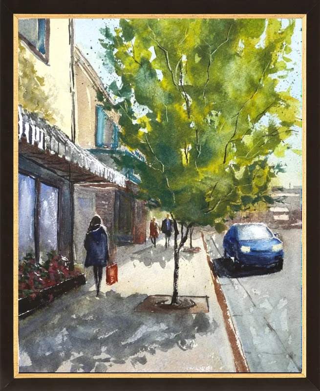 Shops in Laguna by Lauren Dusing for Artfully Walls