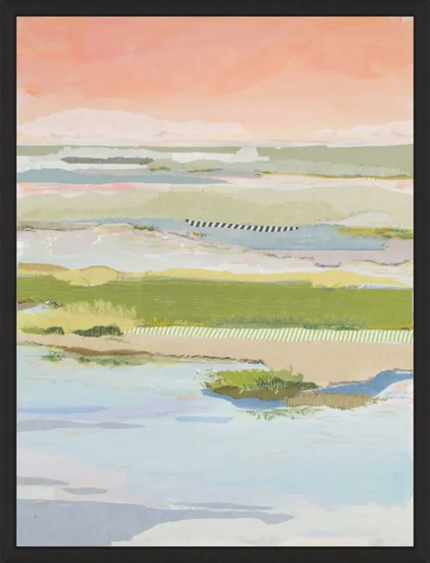 Marsh Blush East by Karin Olah for Artfully Walls