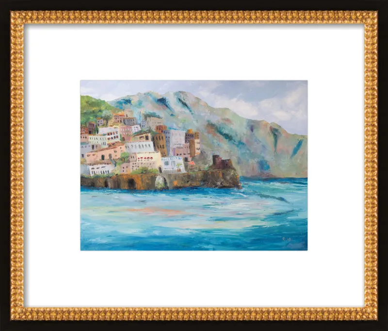 Amalfi Coast by Renee A Ortiz for Artfully Walls