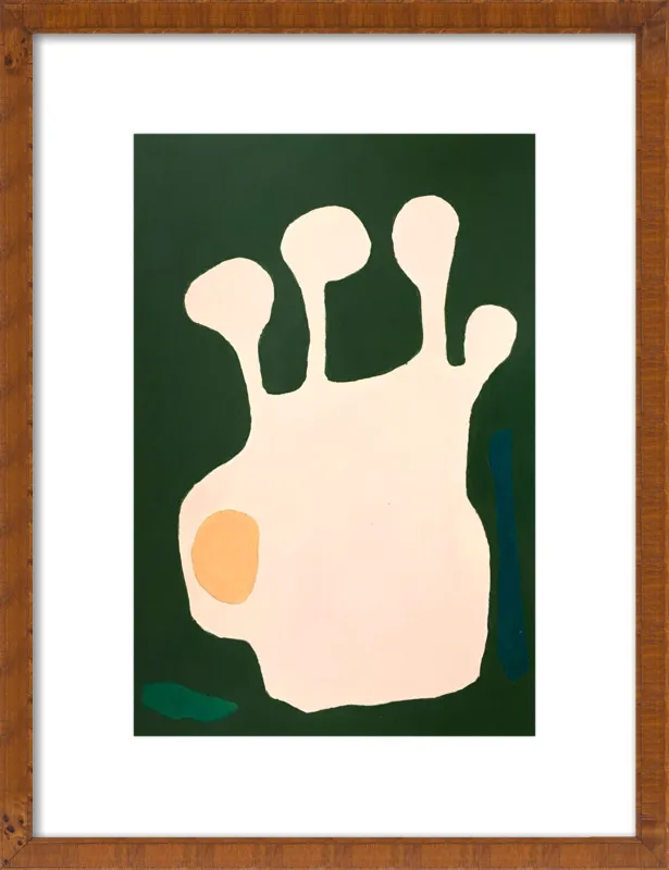 Nectarine Vase, abstraction 11 by Neicy Frey by Neicy Frey for Artfully Walls