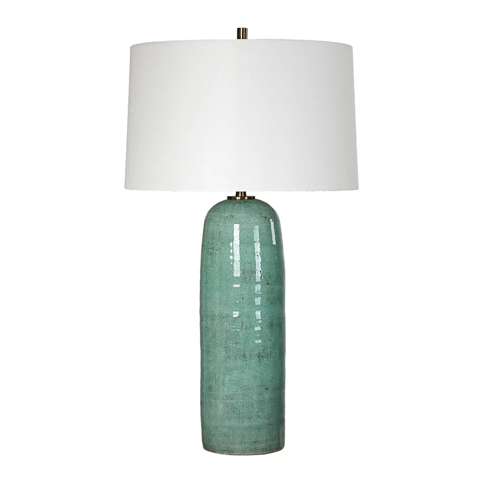 Andale Crackled Teal Table Lamp