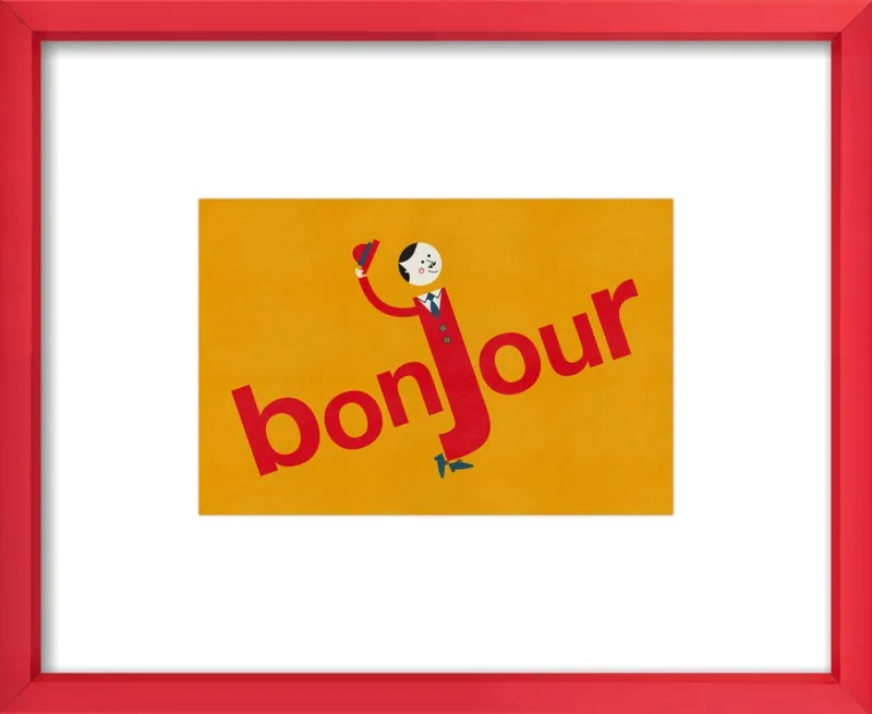 Bonjour by Blanca Gómez for Artfully Walls