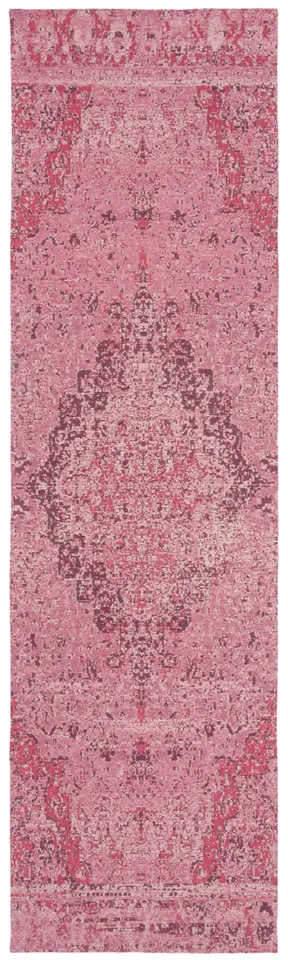 Arlo Home Woven Area Rug, CLV110R, Fuchisa,  2' 3" X 8'