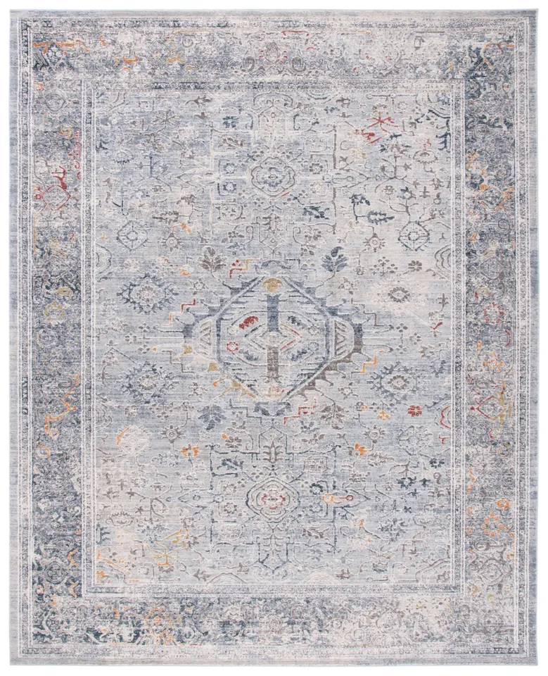 Lauren Ralph Lauren Collection Dahrya Rug, Light Grey / Navy, 9' x 12'