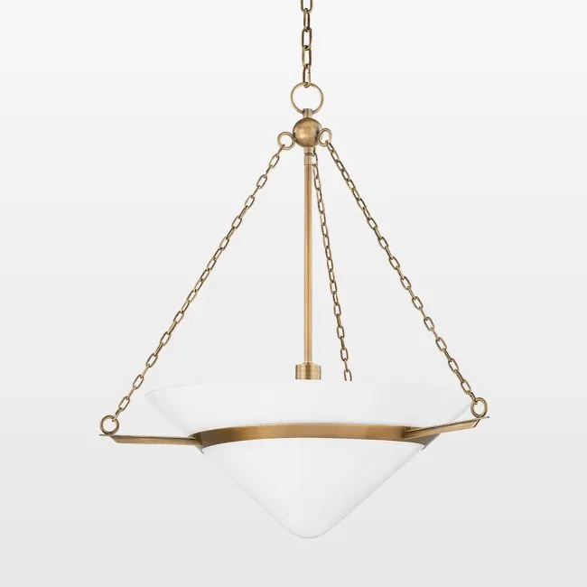 Ripon Large Brass Pendant Light
