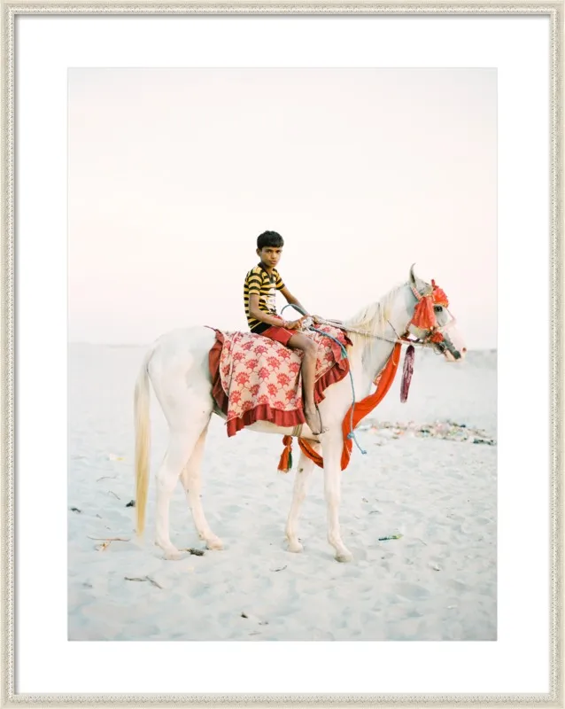 Boy on Horse by Andrew Jacona for Artfully Walls
