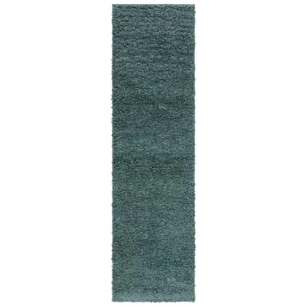 Autumn Loft Solid Shag Dark Area Rug