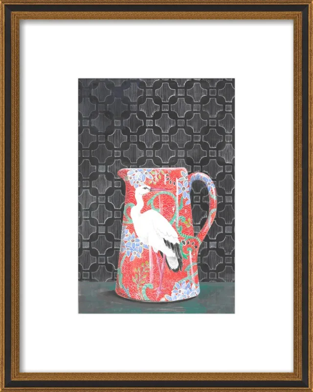 Red Vase by Miri Eshet for Artfully Walls