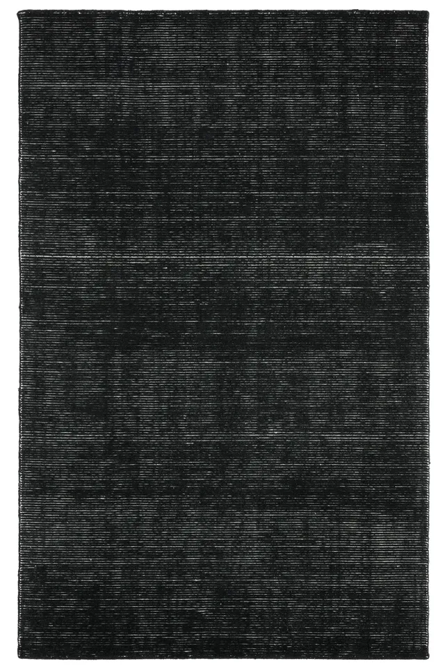 Danan Handwoven Outdoor Solid Black Area Rug (8'6"x11'6")