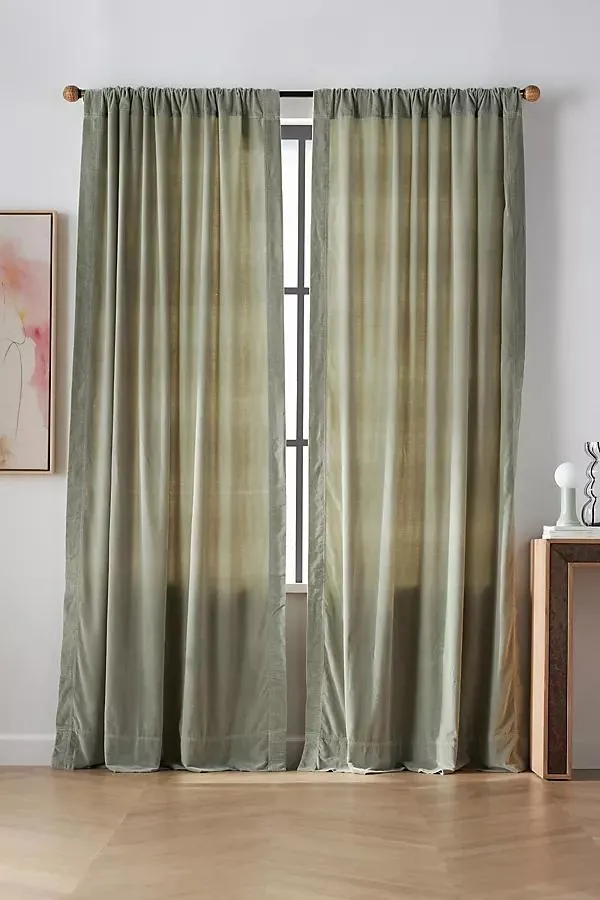 Trova Washed Velvet Curtain