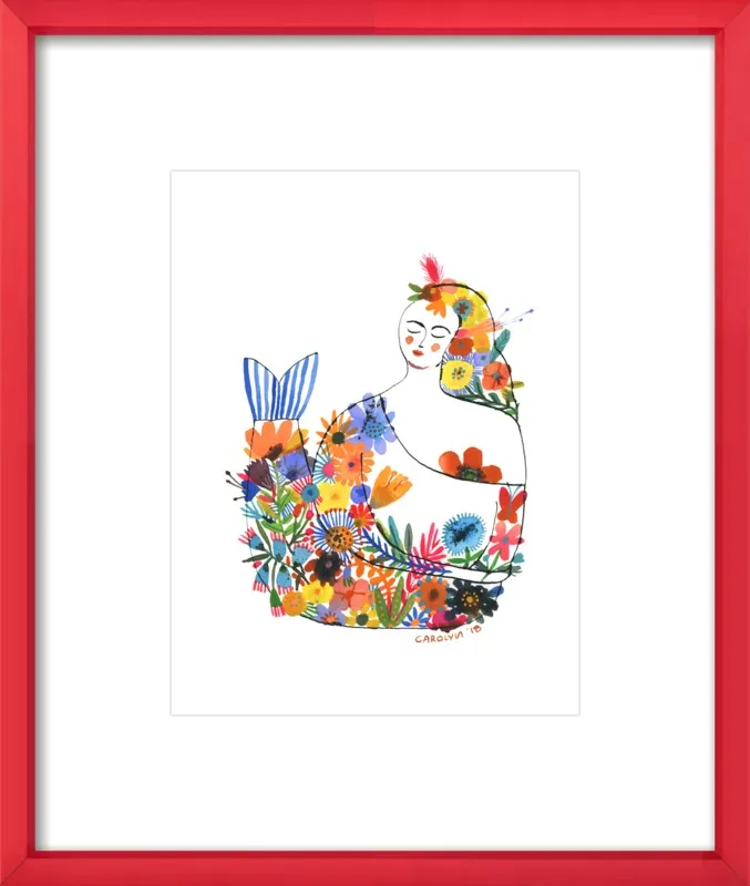 Mermaid by Carolyn Gavin for Artfully Walls