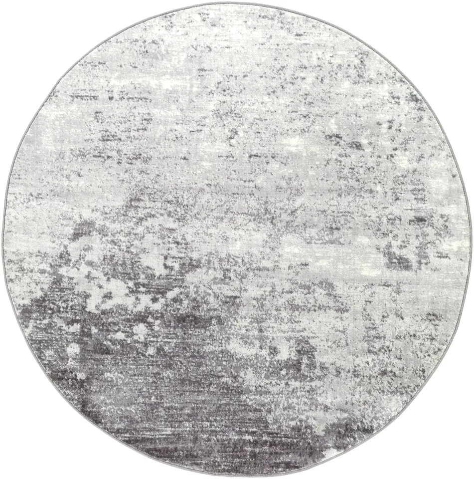 Wanderlust Gray Indoor 5'3" x 5'3" Machine Woven Rug