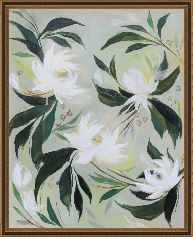 White Gardenia by Rachel Roe for Artfully Walls