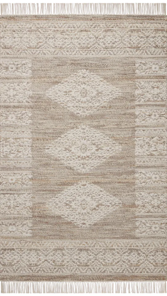Angela Rose x Loloi Rivers Lilac / Ivory 5'-0" x 7'-6"