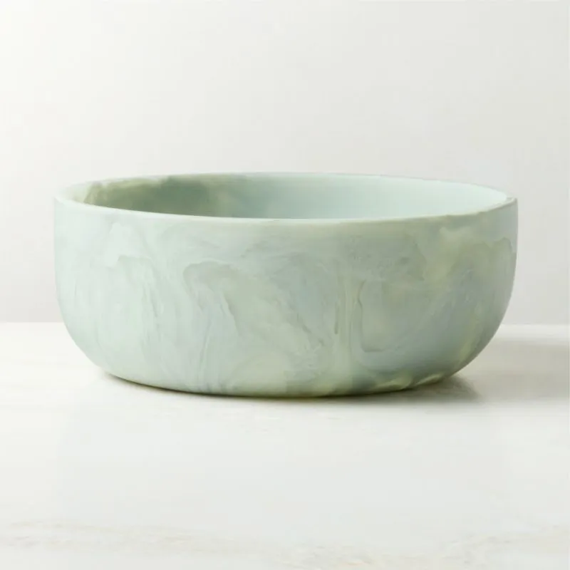 Radley Light Teal Swirl Resin Serving Bowl