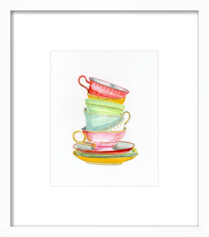 Teacups by Miri Eshet for Artfully Walls