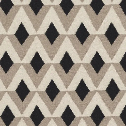 Dwell D Beige Indoor 6' x 6' Handmade Rug