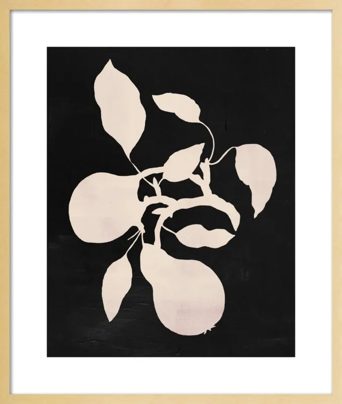 pears black and white by Ruti Shaashua for Artfully Walls