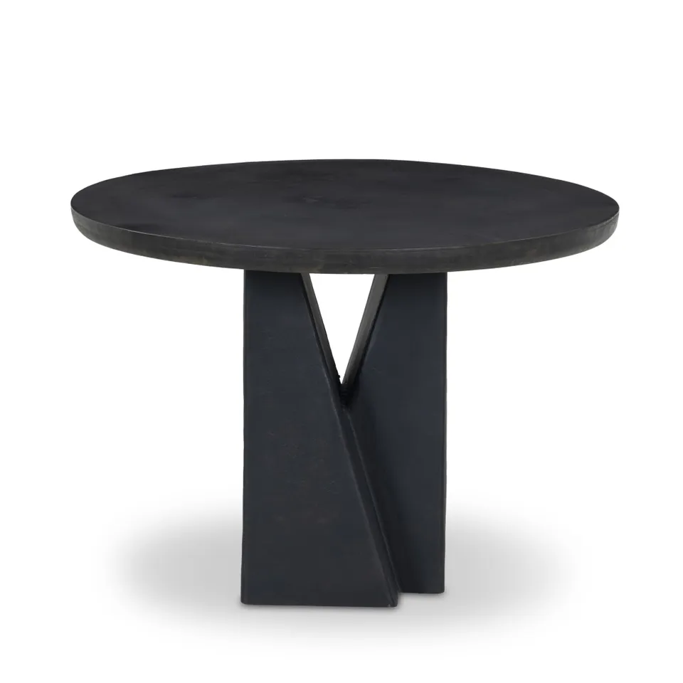 Aster Dining Table - Black Antique