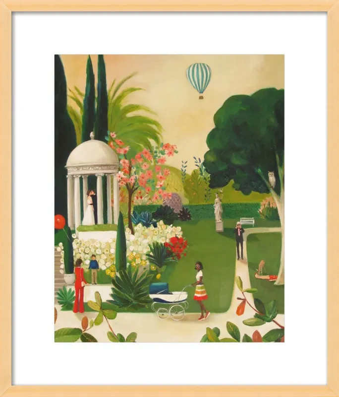 A Fainting in the Botanical Gardens by Janet Hill for Artfully Walls
