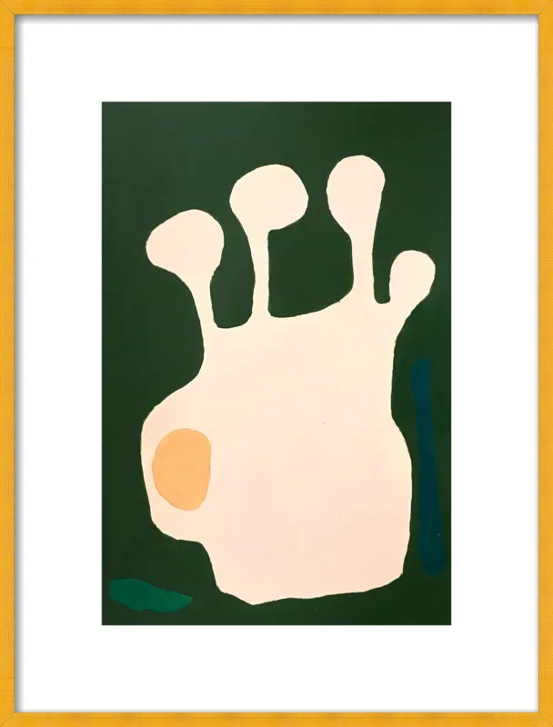 Nectarine Vase, abstraction 11 by Neicy Frey by Neicy Frey for Artfully Walls