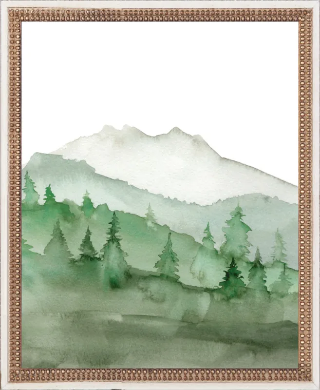 Watercolor Mountain Art Print by Lana Effron for Artfully Walls