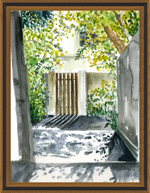 Garden Gate by Miri Eshet for Artfully Walls