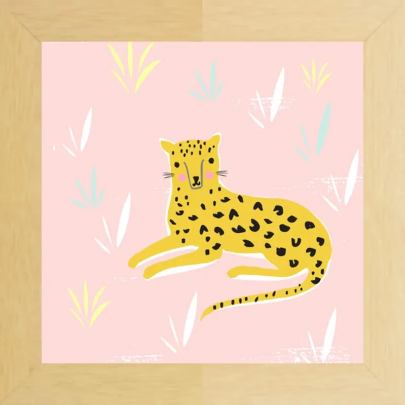 Little Amur Leopard by Lizzie Mackay for Artfully Walls