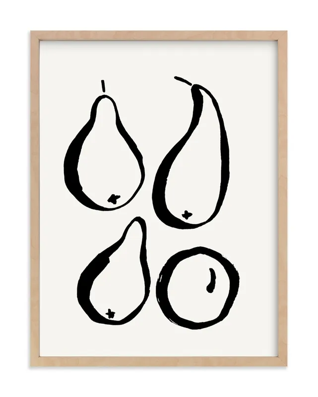 Still-life With Four Pears Limited Edition Fine Art Print