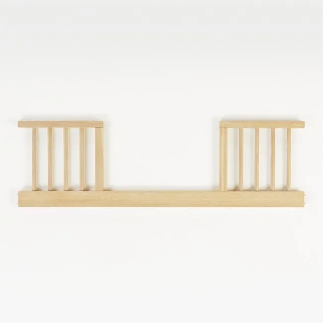 Canyon Natural Spindle Wood Toddler Bed Rail by Leanne Ford