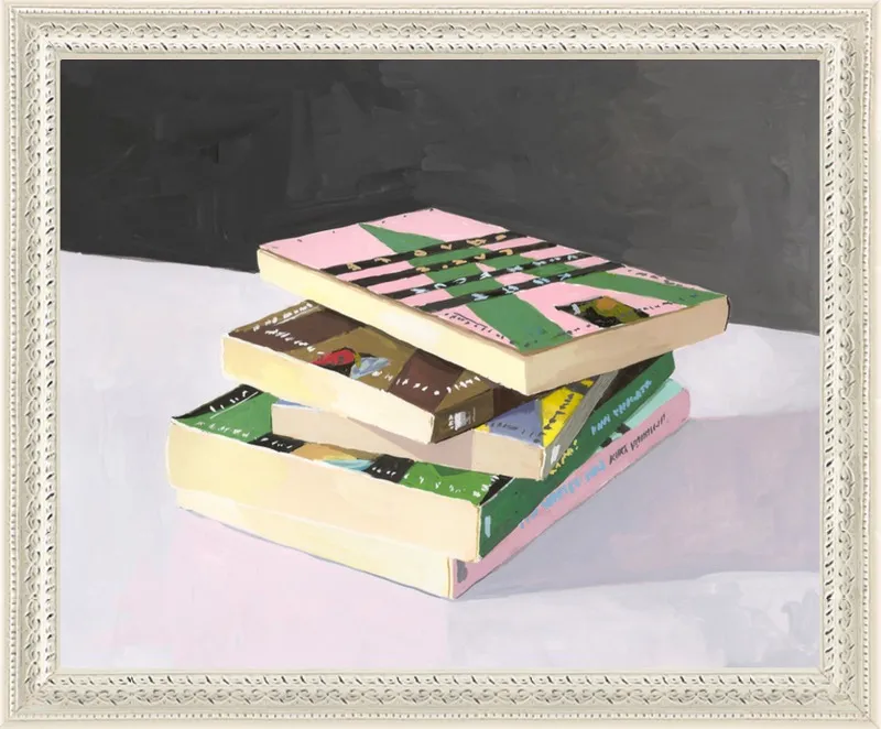 Vonnegut Stack by Elizabeth Mayville for Artfully Walls
