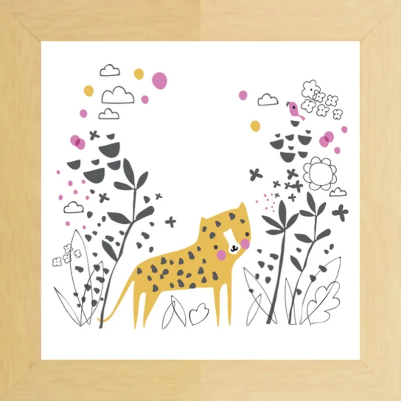 Little jungle leopard by Lizzie Mackay for Artfully Walls