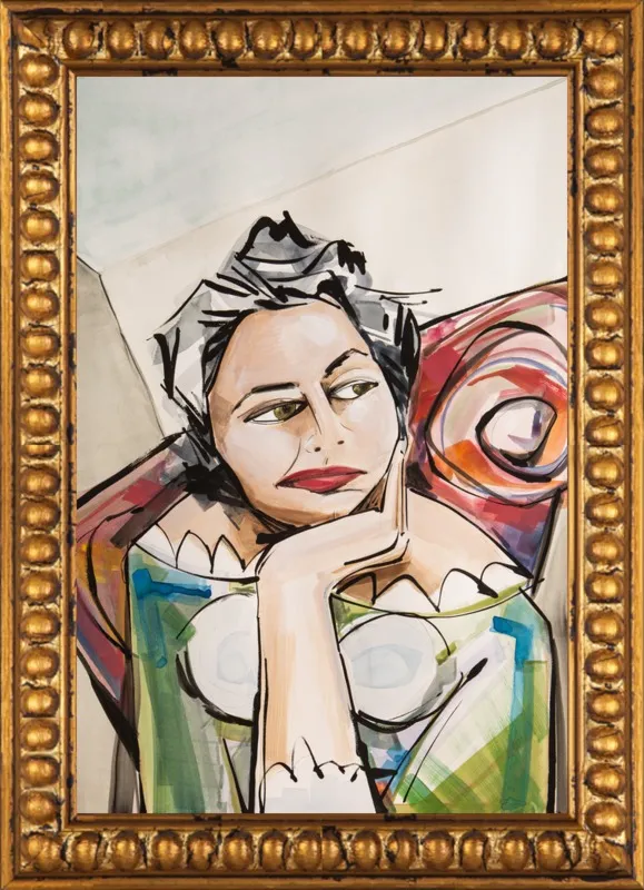 Ponder by Becky Aubry for Artfully Walls