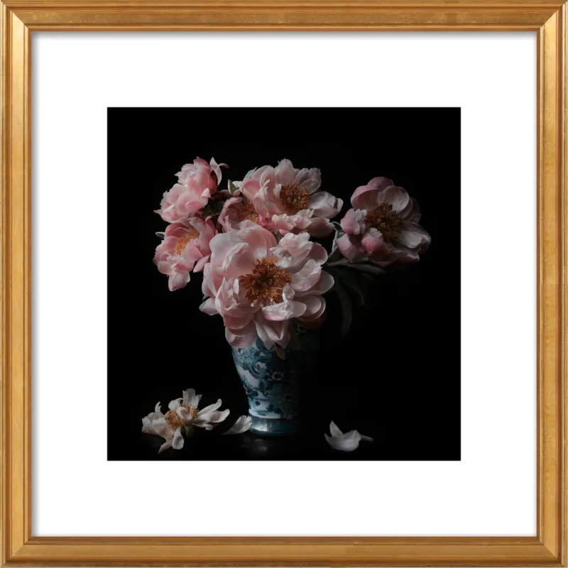 Pink Peonies  by Lucy Snowe for Artfully Walls