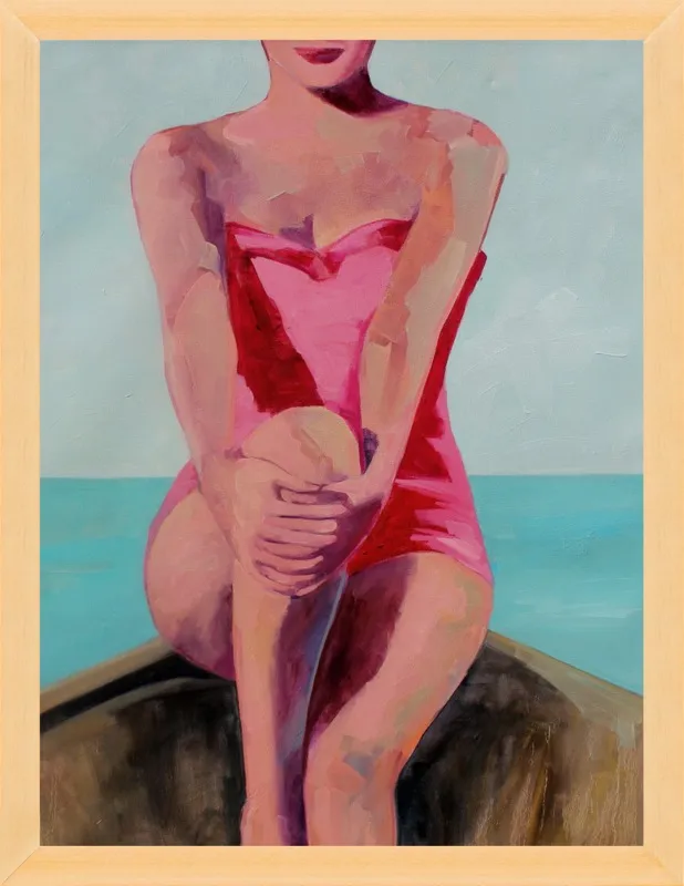 Woman in a Boat by T. S. Harris for Artfully Walls