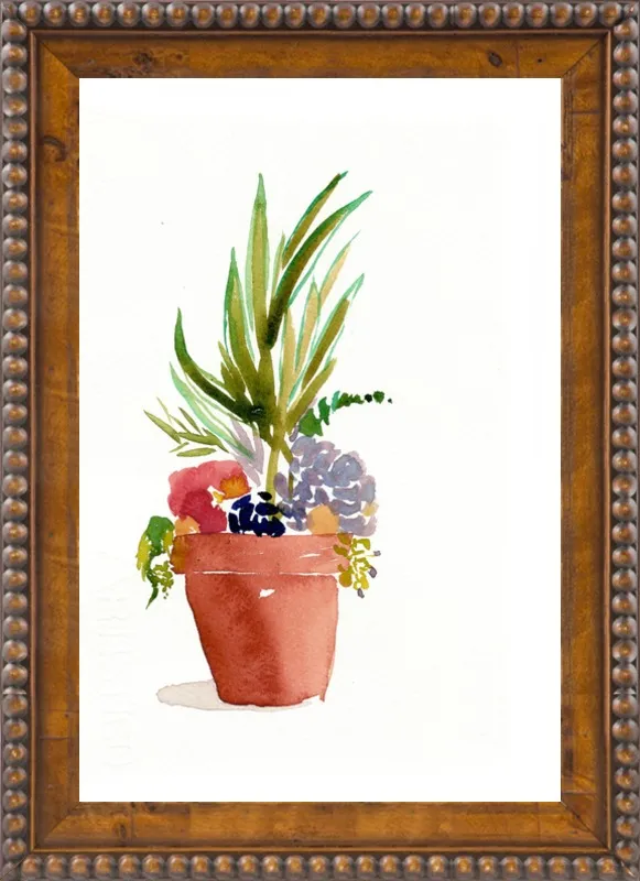 Succulent Garden by Christine Lindstrom for Artfully Walls