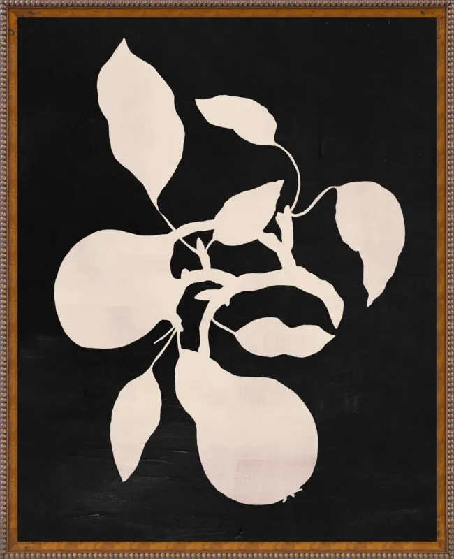 pears black and white by Ruti Shaashua for Artfully Walls
