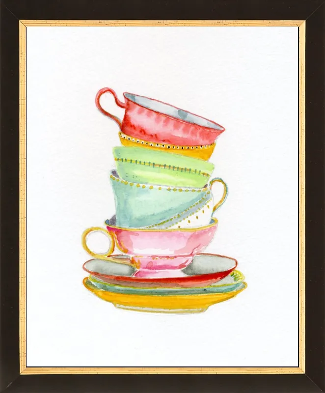 Teacups by Miri Eshet for Artfully Walls