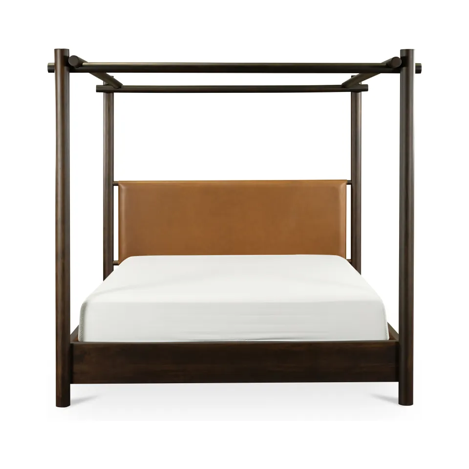 Devin Bed King Brown